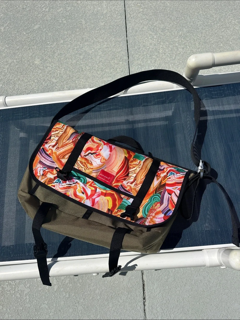 FP Movement x ManhattanPortage Kaleidoscope Messenger Bag